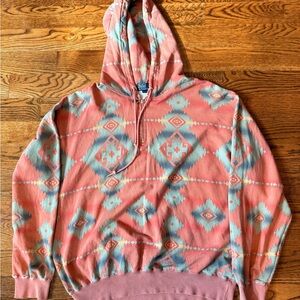 Vintage 80/90’s Ralph Lauren dusty twister
 Aztec/Southwestern Hoodie.